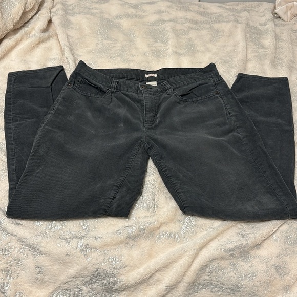 JCrew Toothpick Corduroy jeans, 29W Grey - Picture 2 of 6